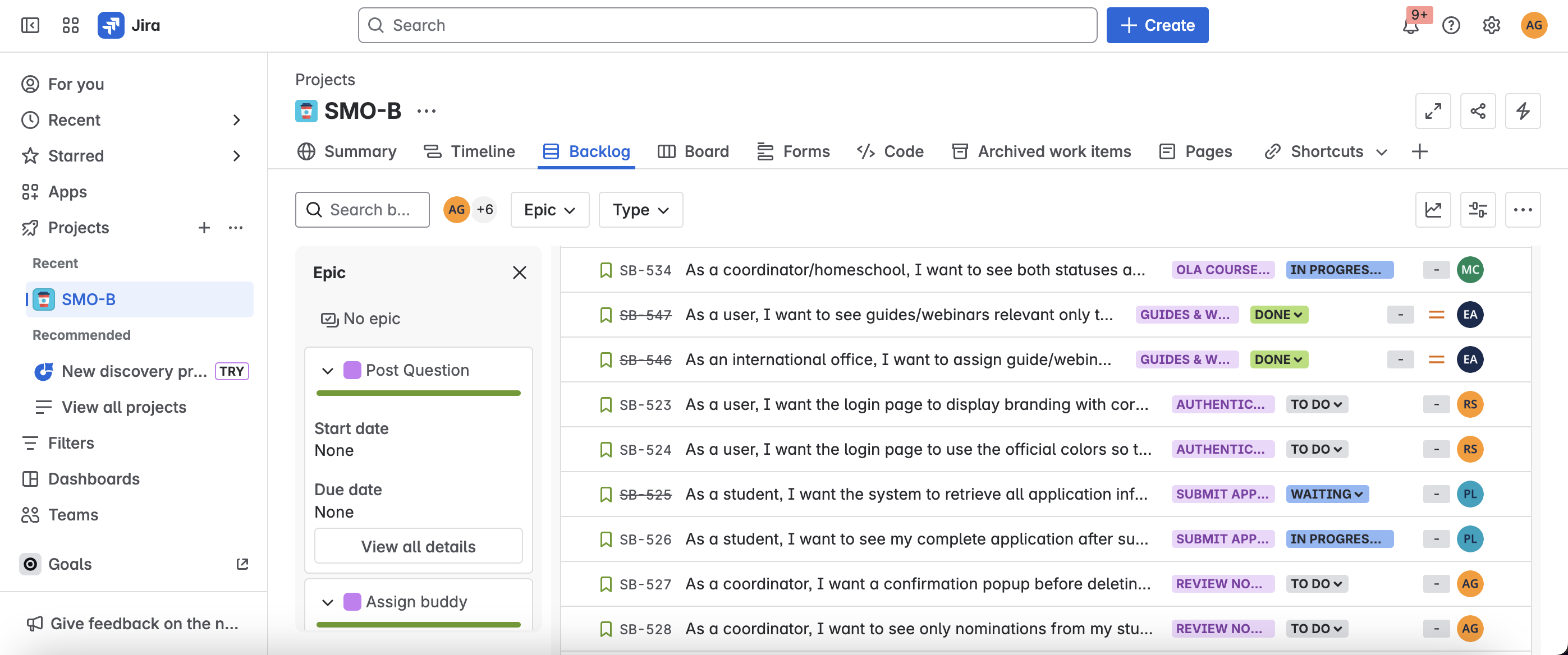 Jira Sprint